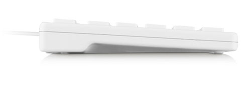 Wired USB Keyboard Macally MKEYE Full-Size White
