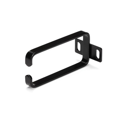 StarTech.com CMHOOK1UN 1U Vertikaler Server-Rack-Kabelmanagement-D-Ringhaken – Robuster Stahl, Schwarz