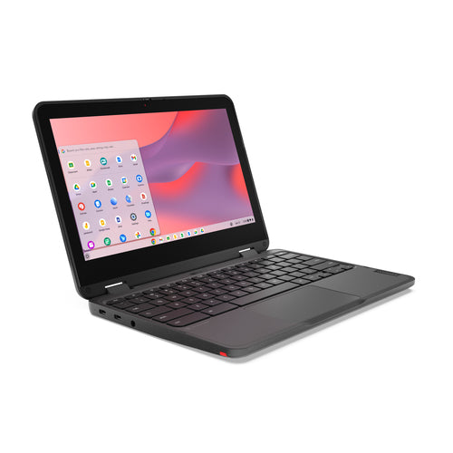 Lenovo 500e Chromebook Gen 4s – 11,6-Zoll-Display, Intel N, 4 GB RAM, 64 GB Speicher – Laptop für den Bildungsbereich