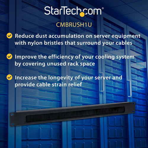 StarTech.com CMBRUSH1U rack accessory