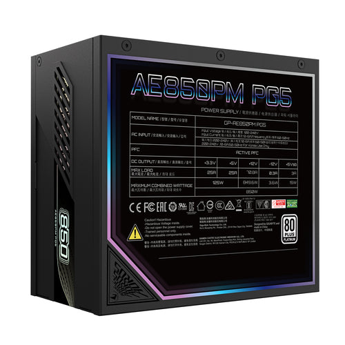GIGABYTE AORUS ELITE P850W power supply unit