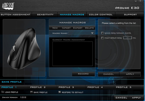 Adesso iMouse E30 mouse