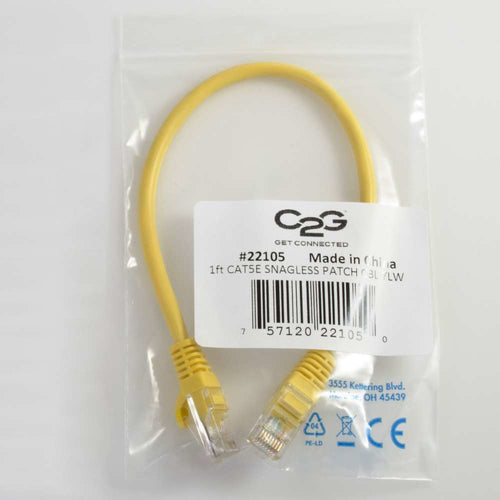 C2G 6" Cat5e networking cable