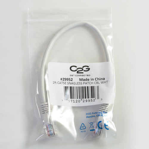 C2G 6" Cat5e networking cable