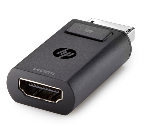 HP DisplayPort to HDMI 1.4 Adapter - Male to Female - Copper - Black
