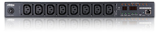 Überwachte Power Distribution Unit (PDU) 1HE horizontal schwarz Metall ATEN PE6108