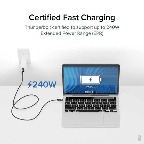 Plugable Technologies TBT4-240W-1M Thunderbolt cable