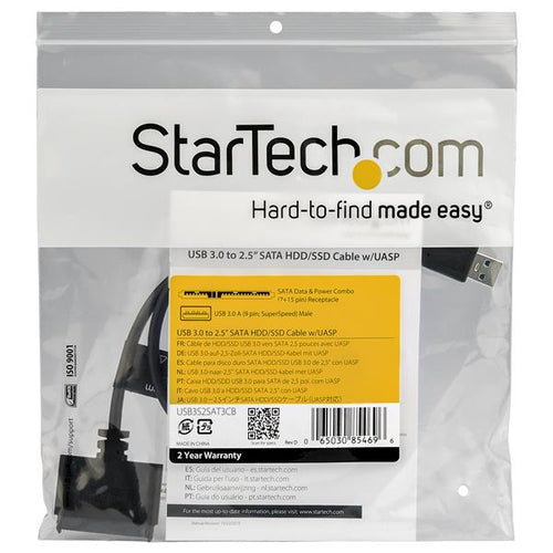 StarTech.com USB3S2SAT3CB laptop dock/port replicator