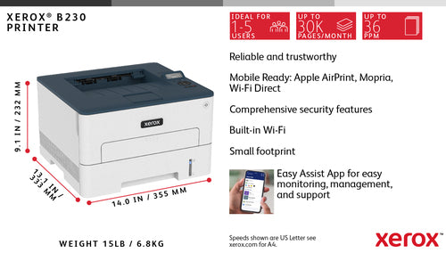Xerox B230V_DNI laser printer