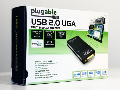 USB 2.0 auf DVI VGA HDMI Video Grafikadapter 1920x1080 für Multi-Monitor