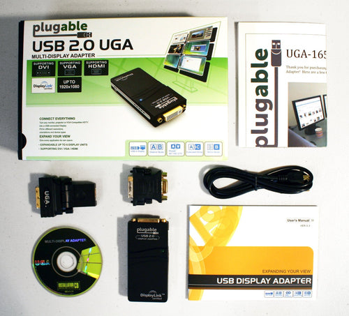USB 2.0 auf DVI VGA HDMI Video Grafikadapter 1920x1080 für Multi-Monitor