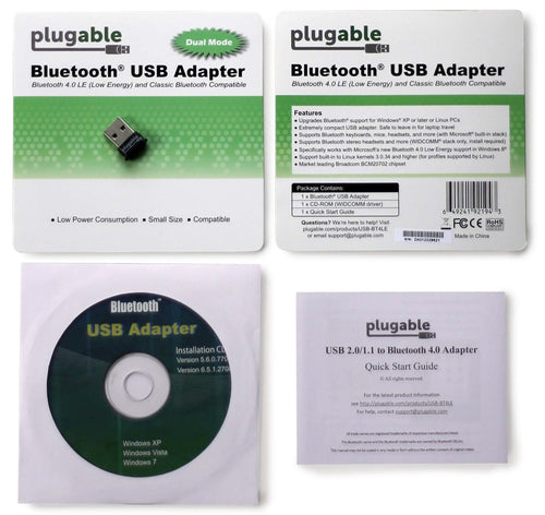 Plugable Technologies USB-BT4LE network card