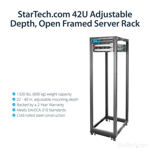 StarTech.com 4POSTRACK42 rack cabinet