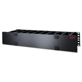 APC AR8603A 2U Horizontale Kabelverwaltung - Schwarz - Rackzubehör