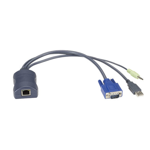 KVM Cable VGA USB RJ-45 3.5mm Male/Female Connection