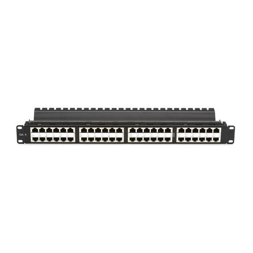 RJ-45 1U Patch Panel Rack Mount Black Box JPM816A-HD 483x153 mm