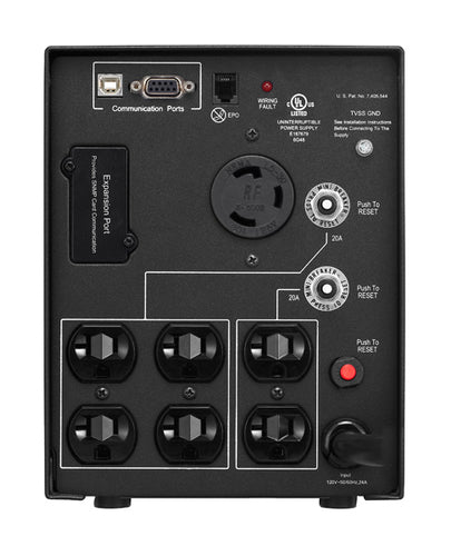 Uninterruptible Power Supply CyberPower PR3000LCDSL 3 kVA 2700W Line-Interactive Sine