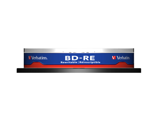 BD-RE Blu-ray Disc Verbatim 25GB ReWritable 2x 10-Pack Spindle