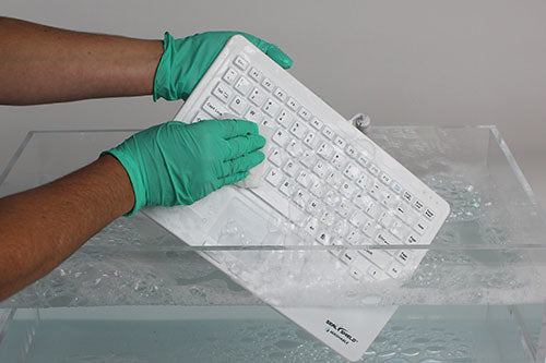 Kabelgebundene USB-Mini-Tastatur QWERTY Seal Shield SEAL TOUCH 2 Weiß