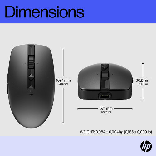 HP 715 Rechargeable Multi-Device Bluetooth mouse