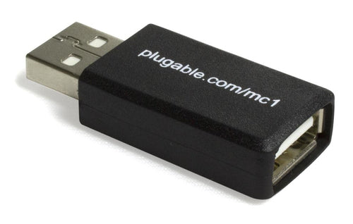 USB-Datenblocker-Adapter Plugable Technologies Nur-Laden 1A USB Typ-A USB 3.2 Gen 1