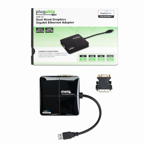 Plugable Technologies USB3-3900DHE laptop dock/port replicator