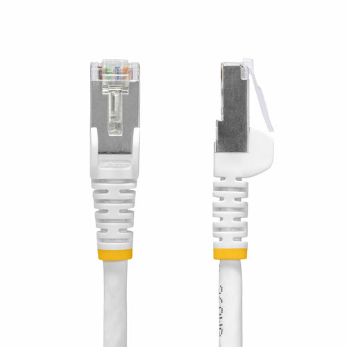 CAT8 Ethernet Cable 1ft White Snagless RJ45 25G 40G 2000MHz