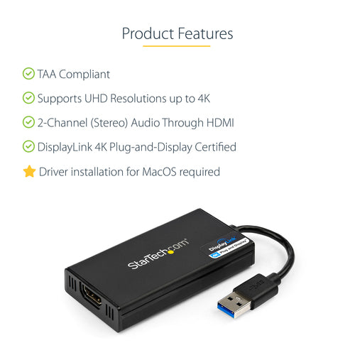 StarTech.com USB32HD4K USB graphics adapter