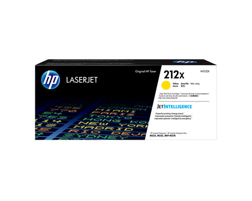 HP 212X High Yield Yellow LaserJet Toner Cartridge 10000 Pages