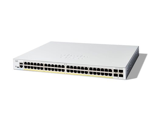 Network Switch Cisco Catalyst 1300-48FP-4G 48-Port Gigabit PoE 4x SFP Layer 2/3