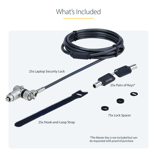 StarTech.com UNIVMK25-LAPTOP-LOCK cable lock