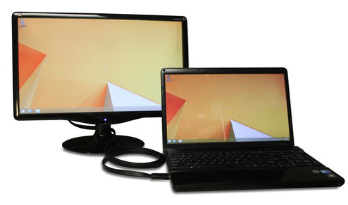 HDMI-auf-VGA-Videokabeladapter von Plugable Technologies, Stecker, gerade