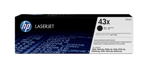 HP 43X High Yield Black LaserJet Toner Cartridge 30000 Pages
