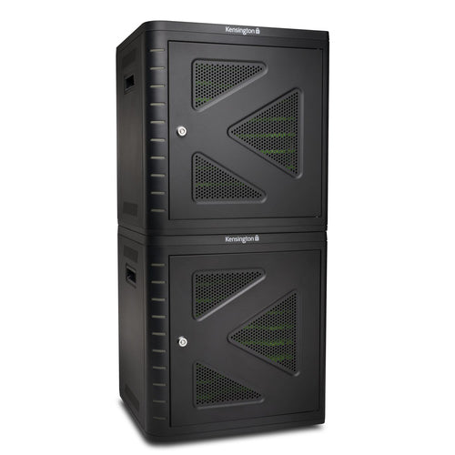 Kensington K67862AM Mobiles Gerätemanagement-Wagen – Schwarz, Tablet-Ladeschrank