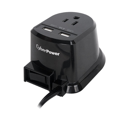 CyberPower CSP105U Surge Protector - 1 AC Outlet, 125V - Black