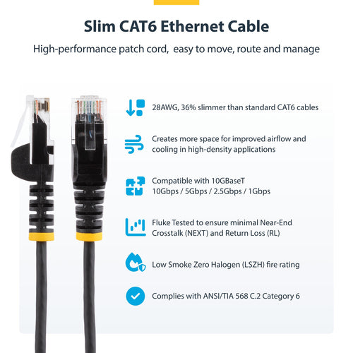 StarTech.com N6PAT25CMGRS networking cable