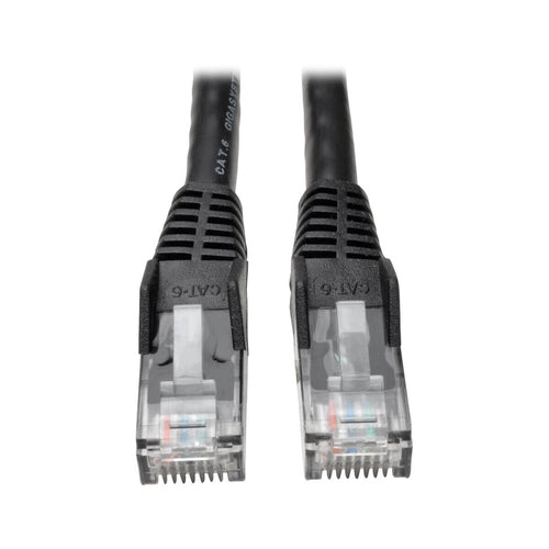 Cat6 Ethernet Cable Tripp Lite N201-005-BK 5ft RJ45 PoE Snagless Black