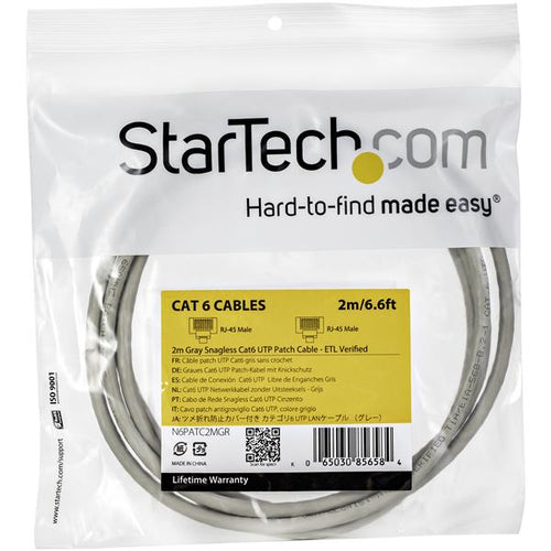 StarTech.com N6PATC2MGR networking cable