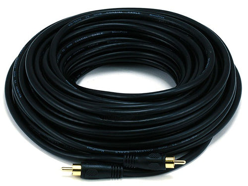 Monoprice 50ft Coaxial RCA Cable M/M coaxial cable