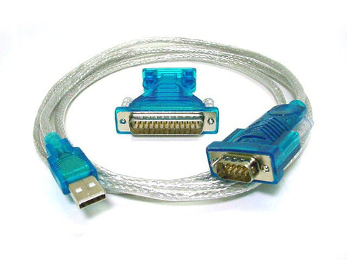Monoprice USB/RS232 DB9-DB25, M/M serial cable