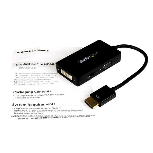 StarTech.com DP2VGDVHD video cable adapter