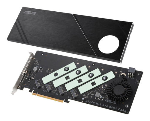 ASUS Hyper M.2 x16 Gen5 interface cards/adapter