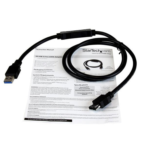 StarTech.com USB3S2ESATA3 USB cable