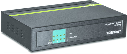 Gigabit Ethernet Switch Trendnet TPE-TG50g 1000 Mbps PoE Unmanaged