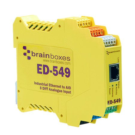Gateway Controller Brainboxes ED-549 8 Channels 10/100 Mbit/s Web-Based