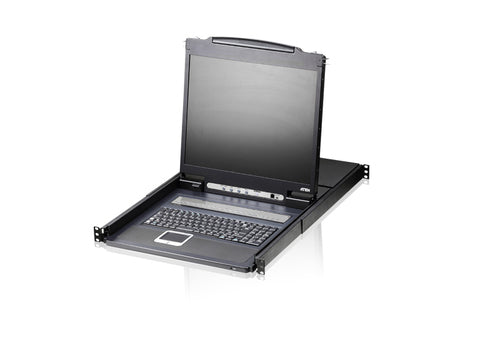 ATEN CL1308N KVM-Switch - 1280x1024, Rackmontagefähig, 1HE, Schwarz