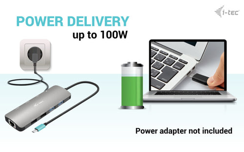 i-tec C31NANOHDM2DOCPD laptop dock/port replicator