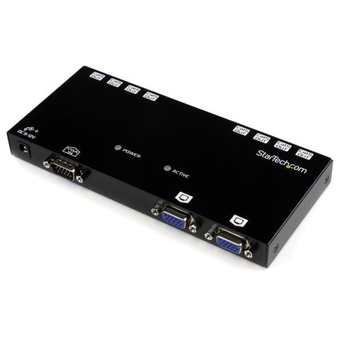 8 Port VGA Video Extender over Cat 5 1600x1200 150m StarTech.com Black