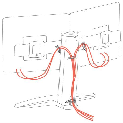 Ergotron Neo Flex Dual Monitor Lift Stand