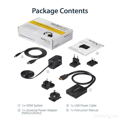 StarTech.com ST122HD4KU video splitter